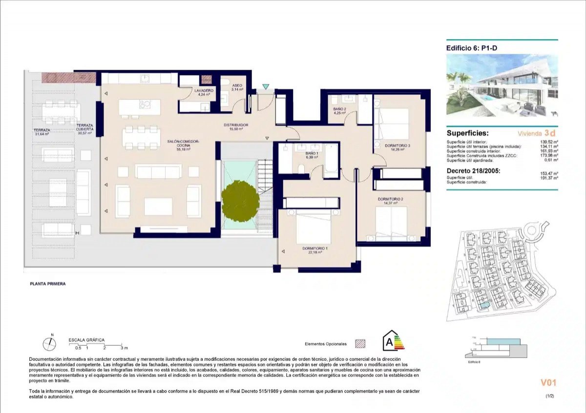 3-Zimmer, 3-Bad-Top-Floor-Bungalow mit Meer- und Golfblick in Marbella Ost