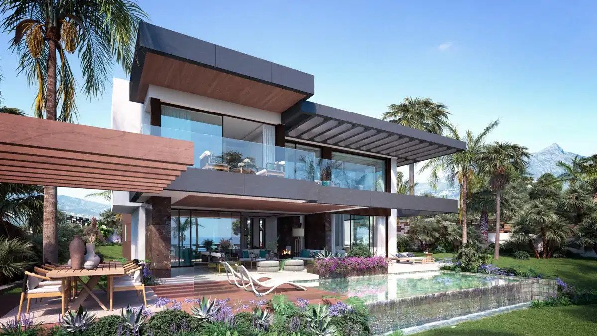 5-Schlafzimmer, 5-Badezimmer Luxusvillen mit privaten Infinity-Pools und Spa in Nueva Andalucia