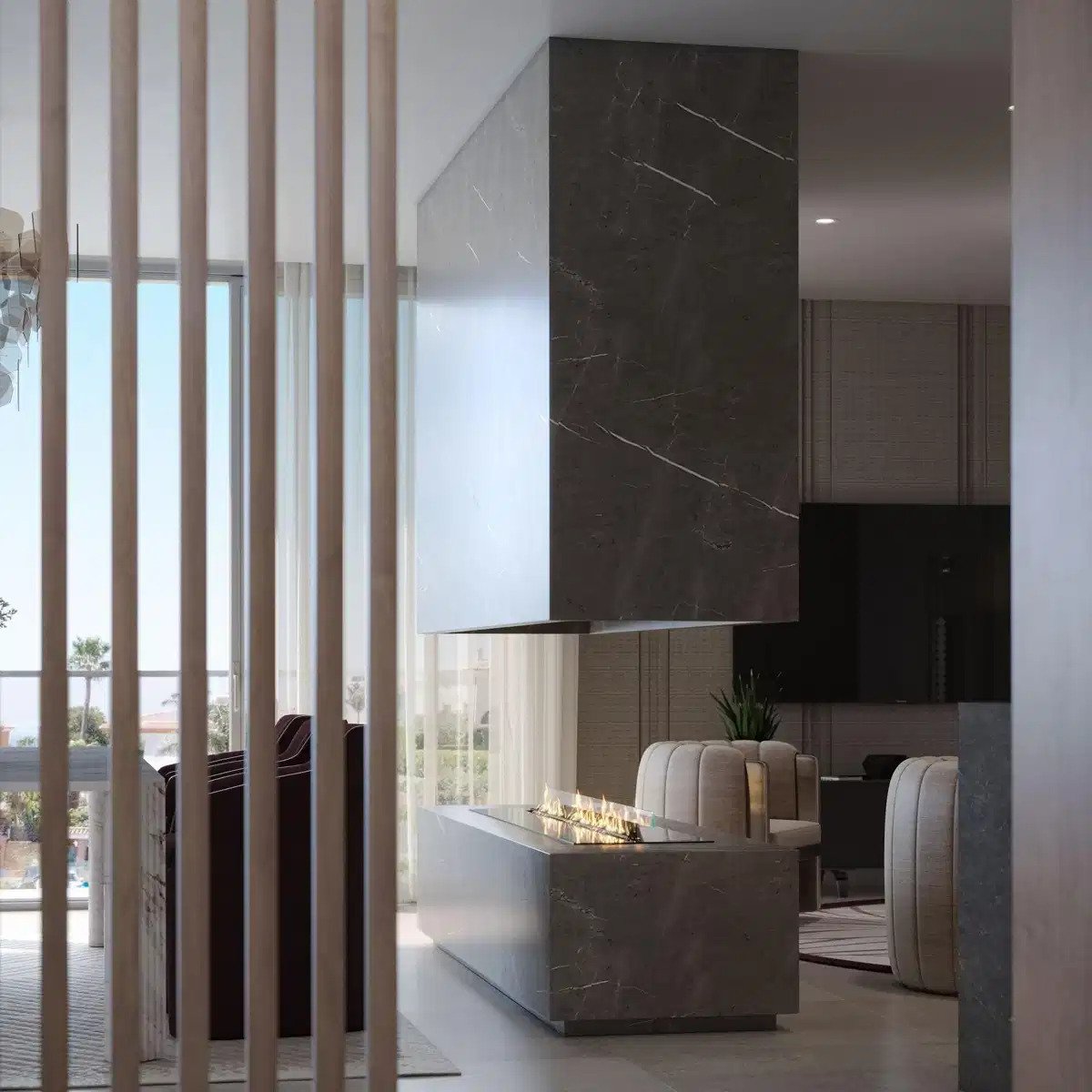 4-Zimmer, 4-Bad Villa mit Meerblick und privatem Pool in Estepona