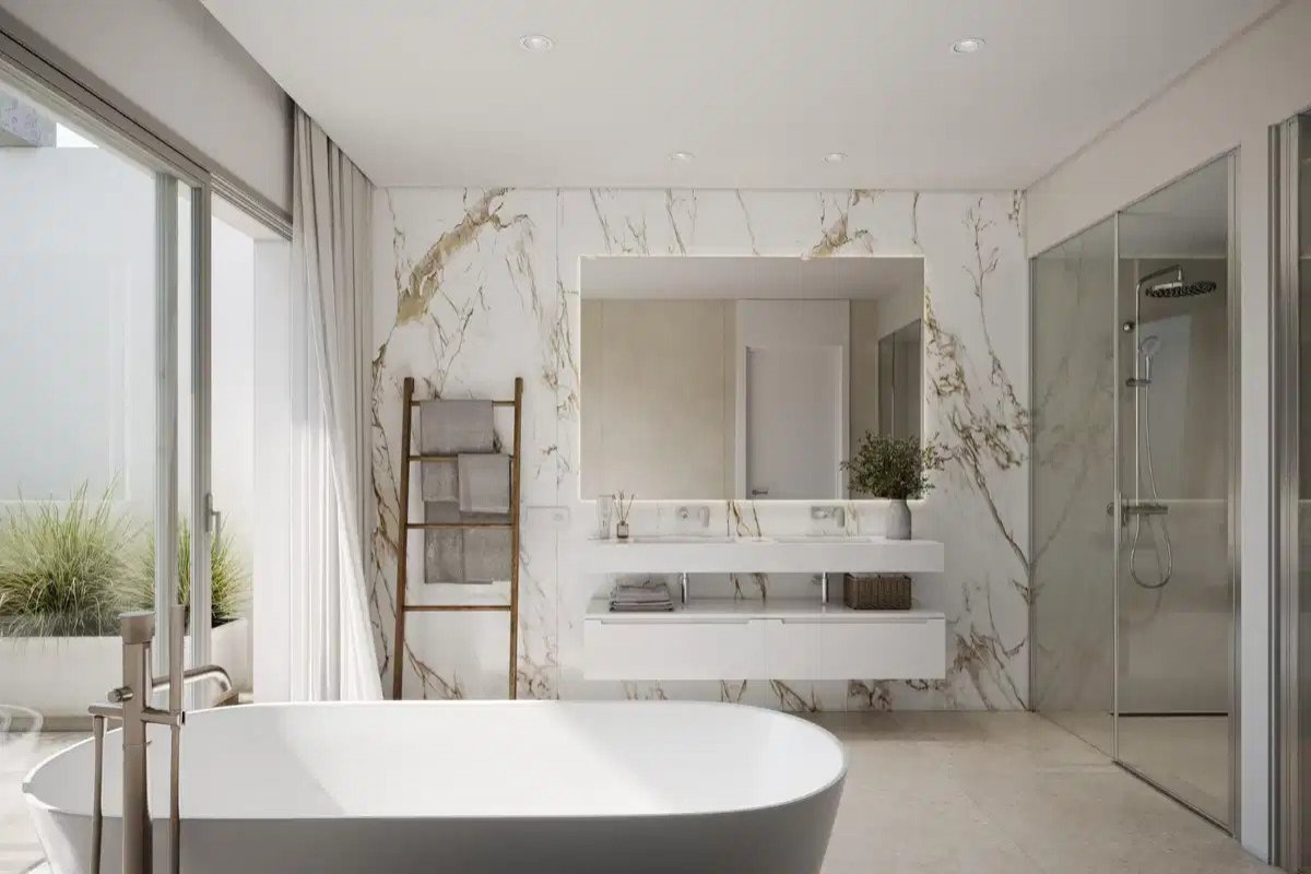 4-Zimmer, 4-Bad Villa mit Meerblick und privatem Pool in Estepona
