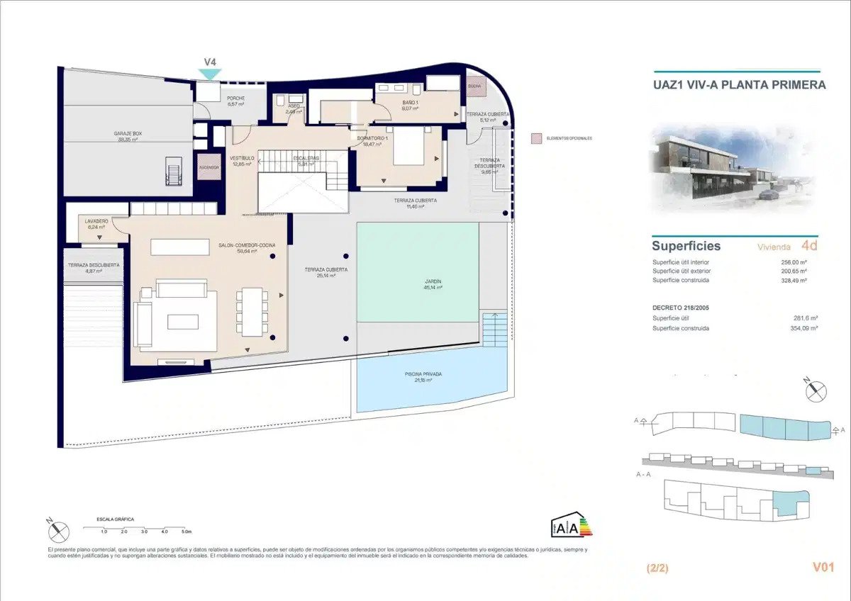 4-Zimmer, 4-Bad Villa mit Meerblick und privatem Pool in Estepona
