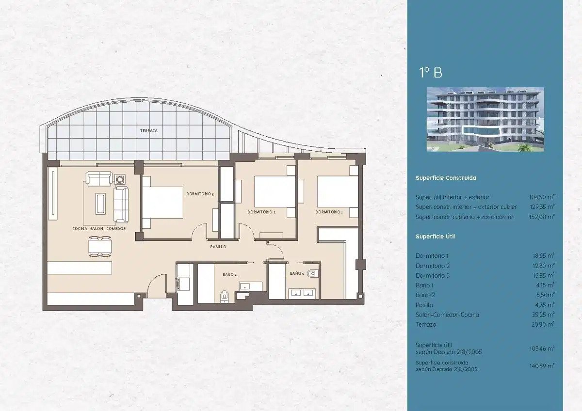 3-Zimmer, 2-Bad Wohnung mit Meerblick in Benalmádena