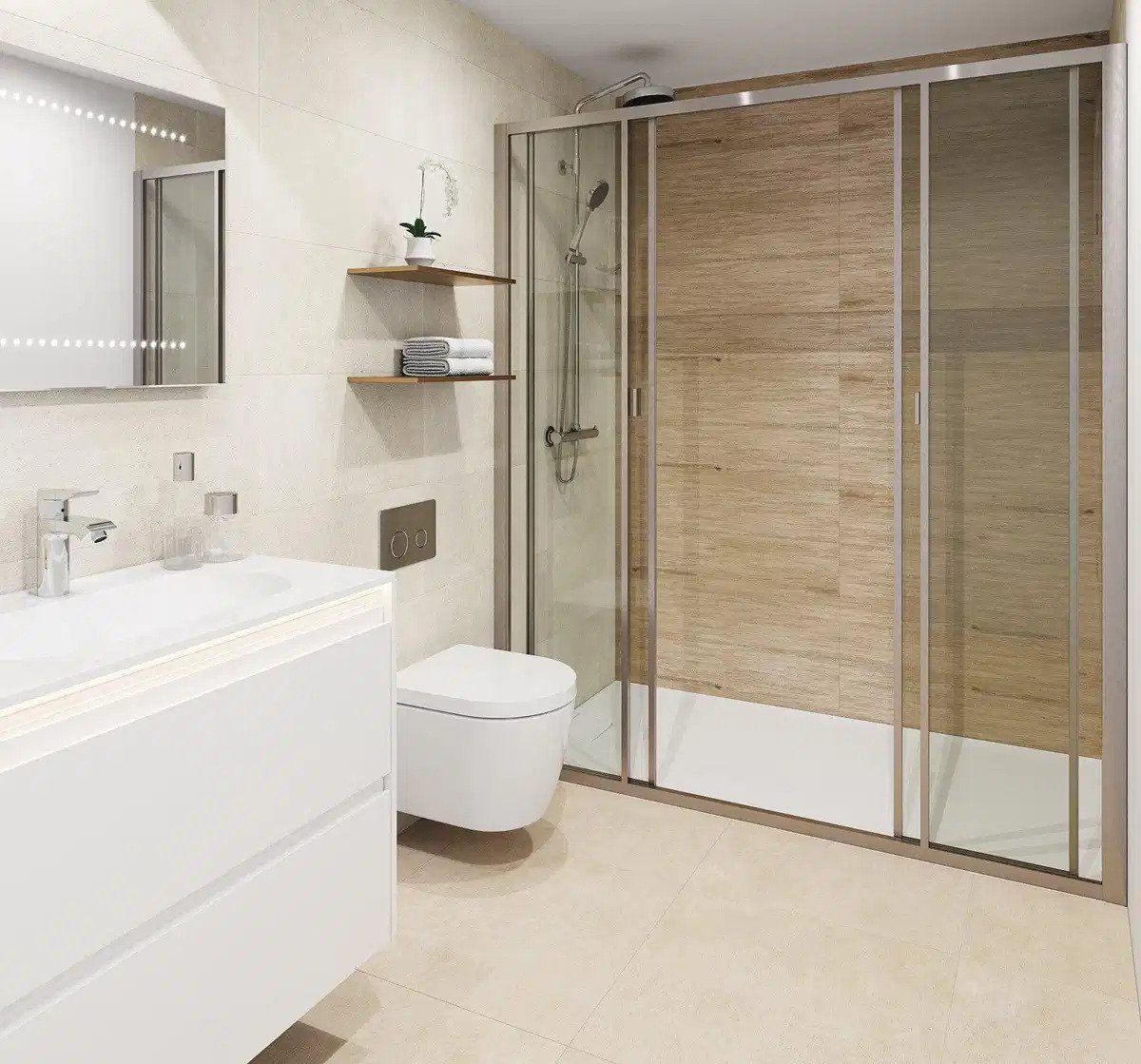 2-Zimmer, 2-Bad Seafront Erdgeschosswohnung in Los Álamos, Torremolinos