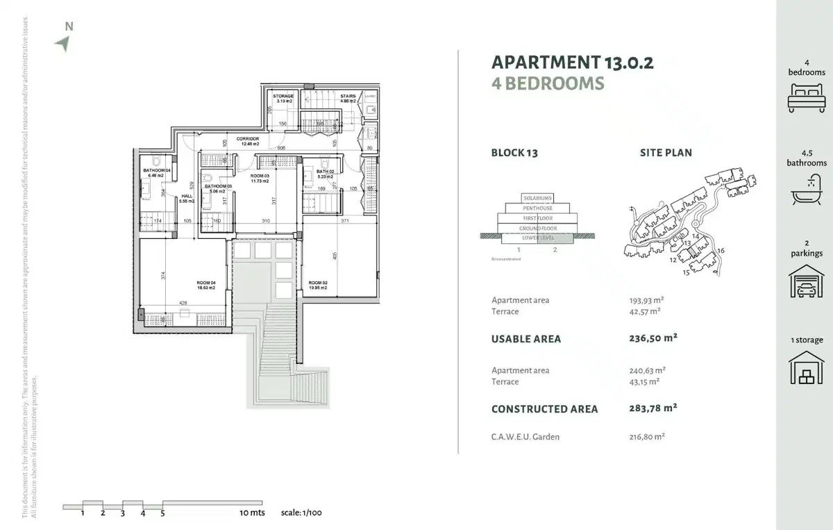 4-Zimmer, 4-Bad Erdgeschosswohnung im renommierten Marbella Club Golf Resort