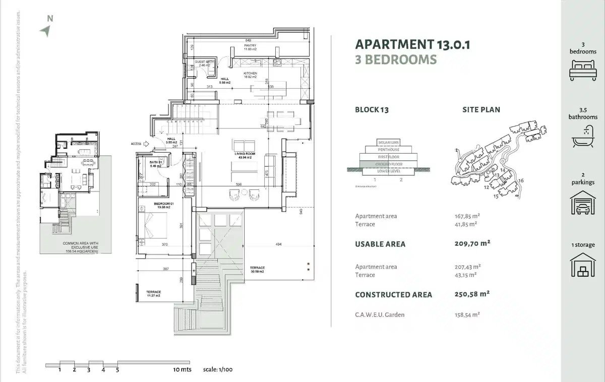 3-Zimmer, 3-Bad Erdgeschosswohnung im renommierten Marbella Club Golf Resort
