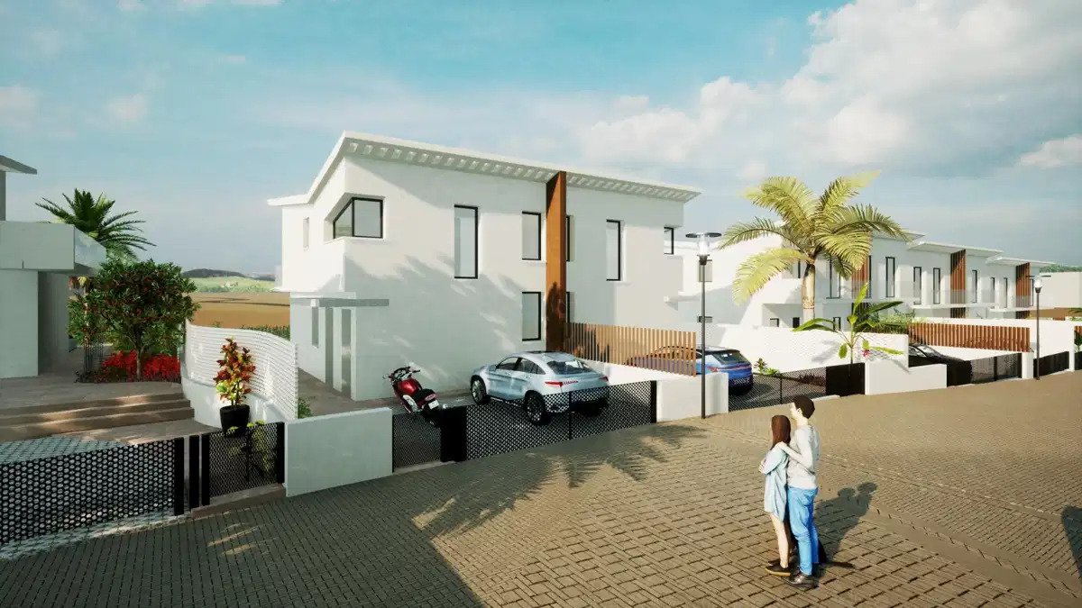 4-Zimmer, 4-Bad, halbfreistehende Villa mit Meerblick in exklusivem, gesichertem Komplex, La Cala de Mijas