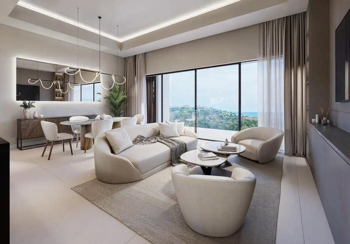 4-Zimmer, 3-Bad Luxus-Reihenhäuser mit Meerblick und privatem Pool in Casares del Sol