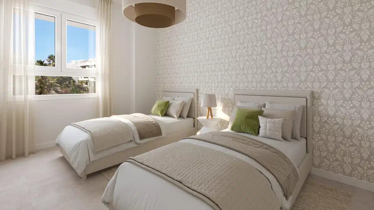 2-Zimmer, 2-Bad Erdgeschosswohnung mit Meerblick in La Cala de Mijas