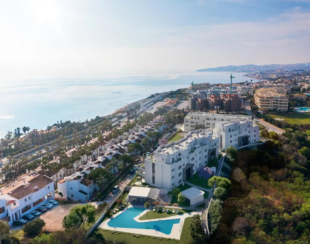 3-Zimmer, 2-Bad Erdgeschosswohnung mit Meerblick in La Cala de Mijas