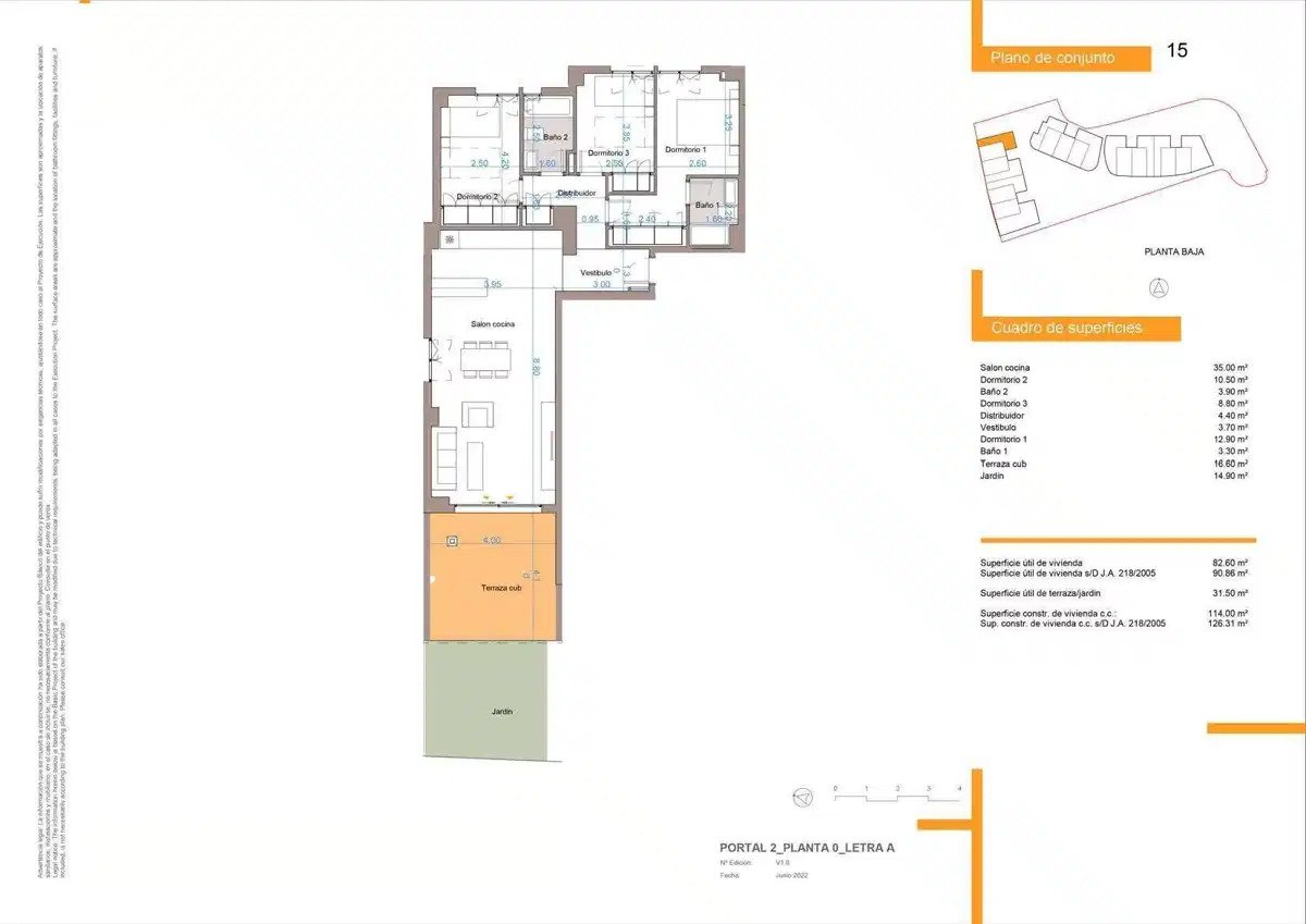 3-Zimmer, 2-Bad Erdgeschosswohnung mit Meerblick in La Cala de Mijas