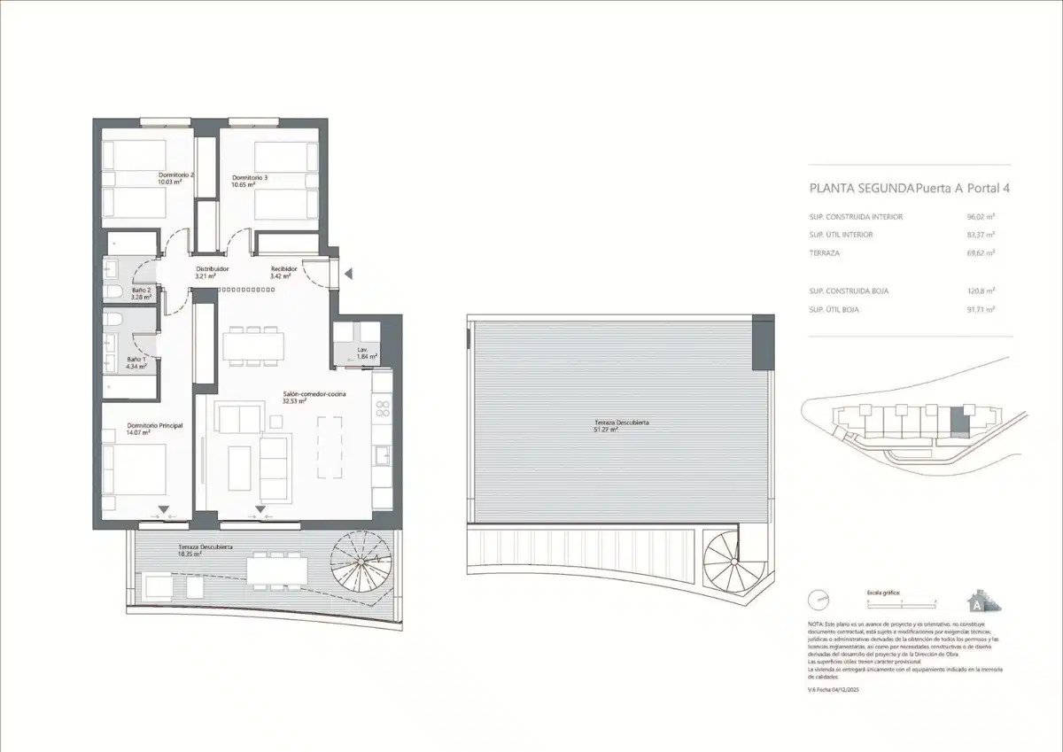 3-Zimmer, 2-Bad-Penthouse mit Meerblick und großzügiger Terrasse in Rincon de la Victoria