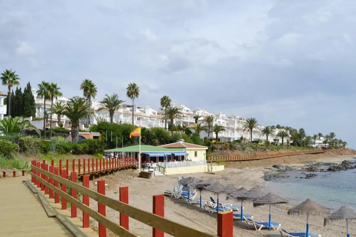 2-Zimmer, 2-Bad Erdgeschosswohnung mit Panoramablick auf das Meer in Las Lagunas de Mijas