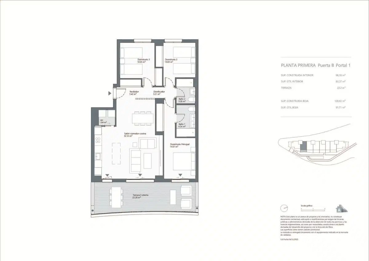 3-Zimmer, 2-Bad Wohnung mit Meerblick und modernen Annehmlichkeiten in Rincon de la Victoria