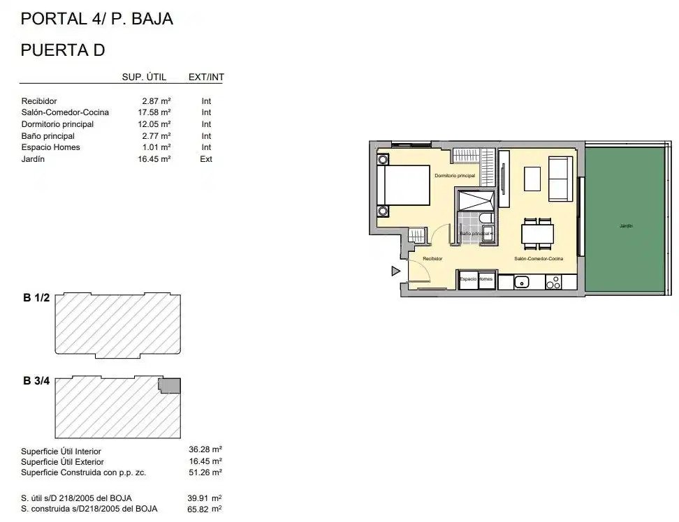 1-Zimmer, 1-Bad Luxus Erdgeschosswohnung in der Nähe des Estepona-Strandes