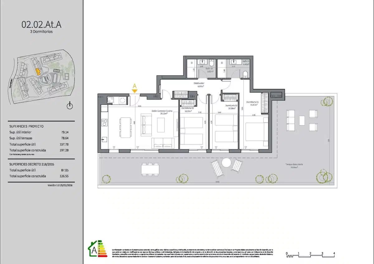 3-Zimmer, 2-Bad Penthouse mit Panoramaterrassen und modernen Annehmlichkeiten in Mijas Costa
