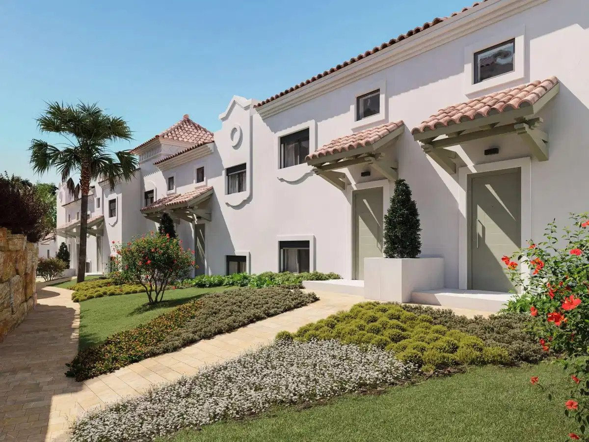 3-Zimmer, 2-Bad Modern Mediterrane Häuser mit Meer- und Golfblick in Estepona