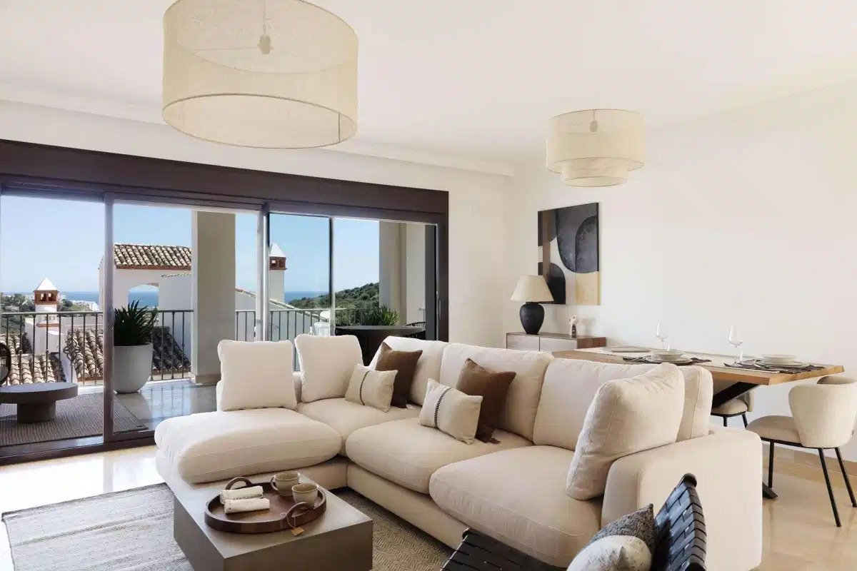 3-Zimmer, 2-Bad Modern Mediterrane Häuser mit Meer- und Golfblick in Estepona