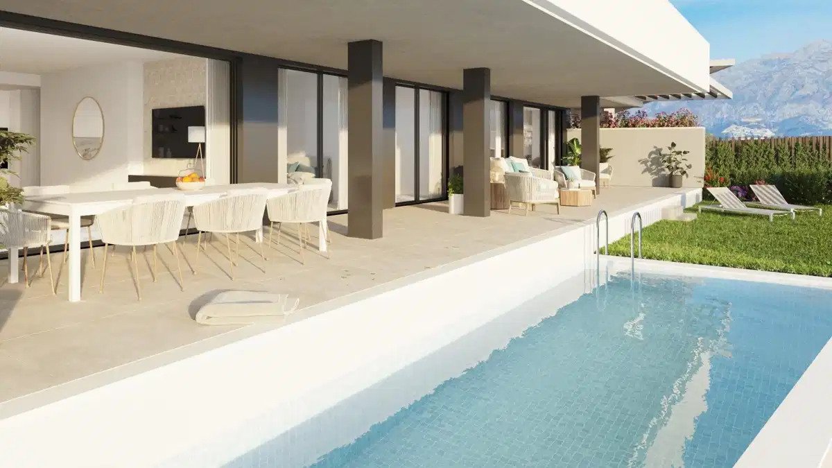 3-Zimmer, 3-Bad Erdgeschosswohnung mit Panoramablick auf das Meer und exklusiven Annehmlichkeiten