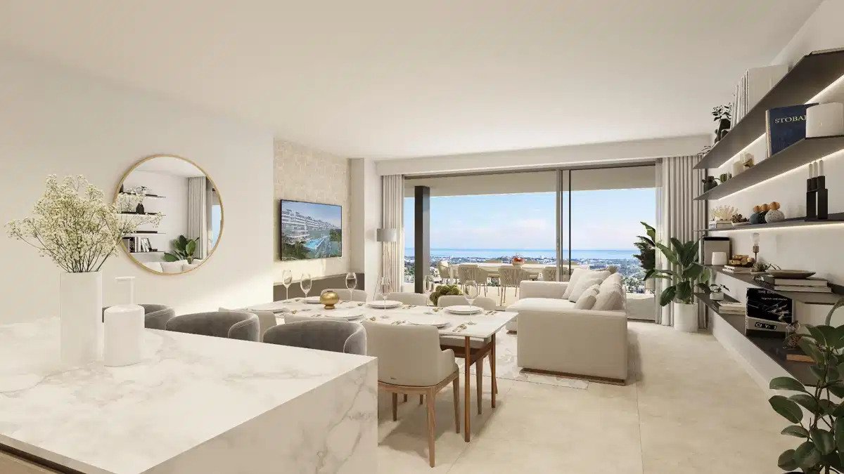 3-Zimmer, 3-Bad Erdgeschosswohnung mit Panoramablick auf das Meer und exklusiven Annehmlichkeiten