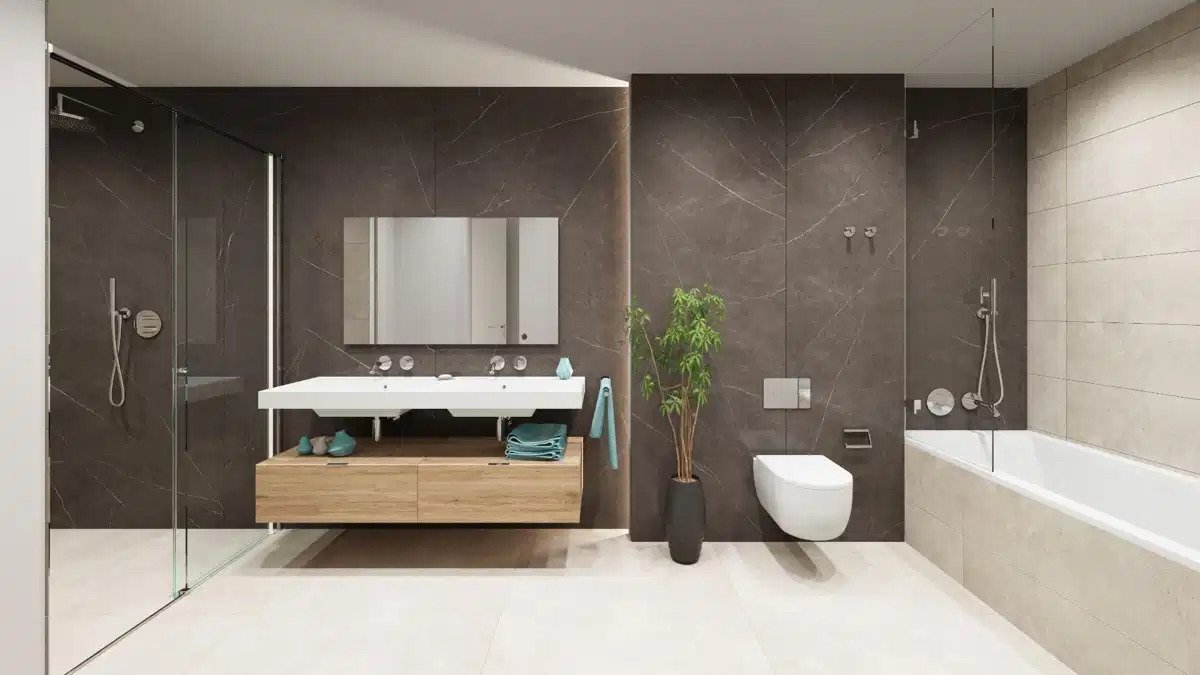 3-Zimmer, 3-Bad Erdgeschosswohnung mit Panoramablick auf das Meer und exklusiven Annehmlichkeiten