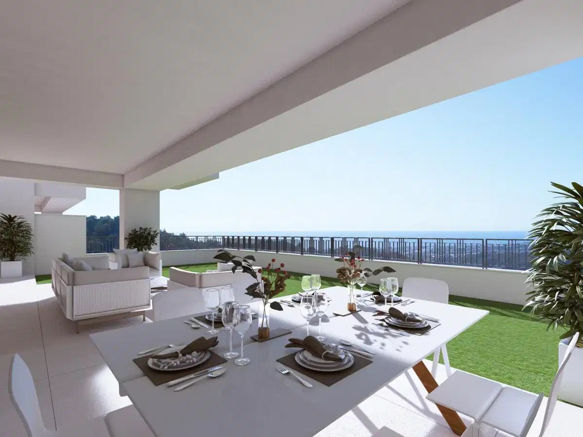3-Zimmer, 2-Bad Penthouse mit Panoramablick in Istán bei Marbella