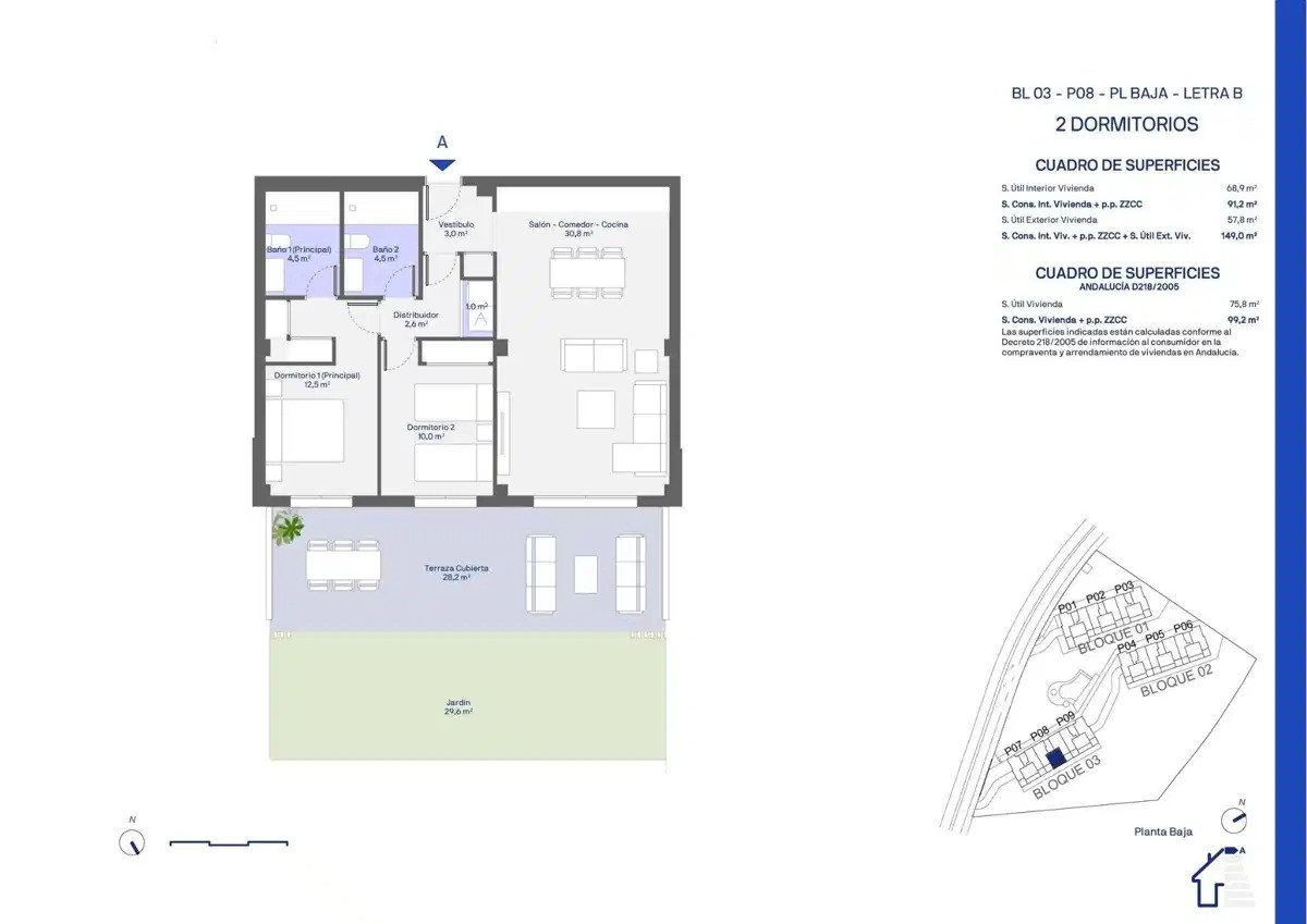 2-3 Schlafzimmer Golf Apartments in Casares