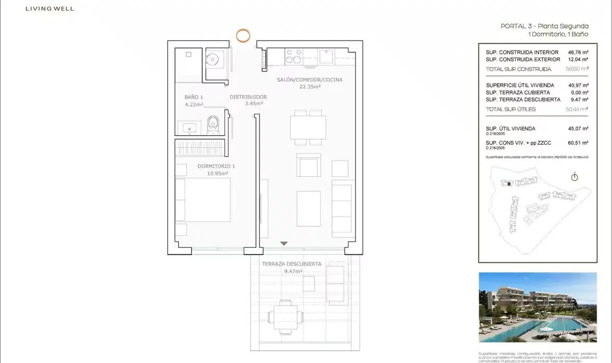 1-Zimmer, 1-Bad Meerblick-Apartment in Mijas mit Resort-ähnlichen Annehmlichkeiten