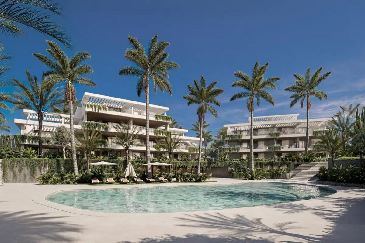 2-Zimmer, 2-Bad Luxus Erdgeschosswohnung mit Resort-Style-Annehmlichkeiten in Estepona