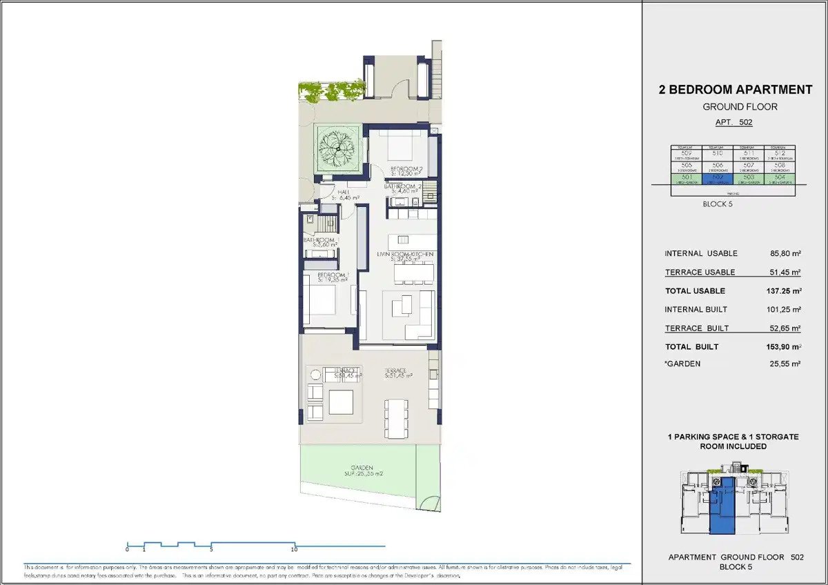 2-Zimmer, 2-Bad Luxus Erdgeschosswohnung mit Resort-Style-Annehmlichkeiten in Estepona