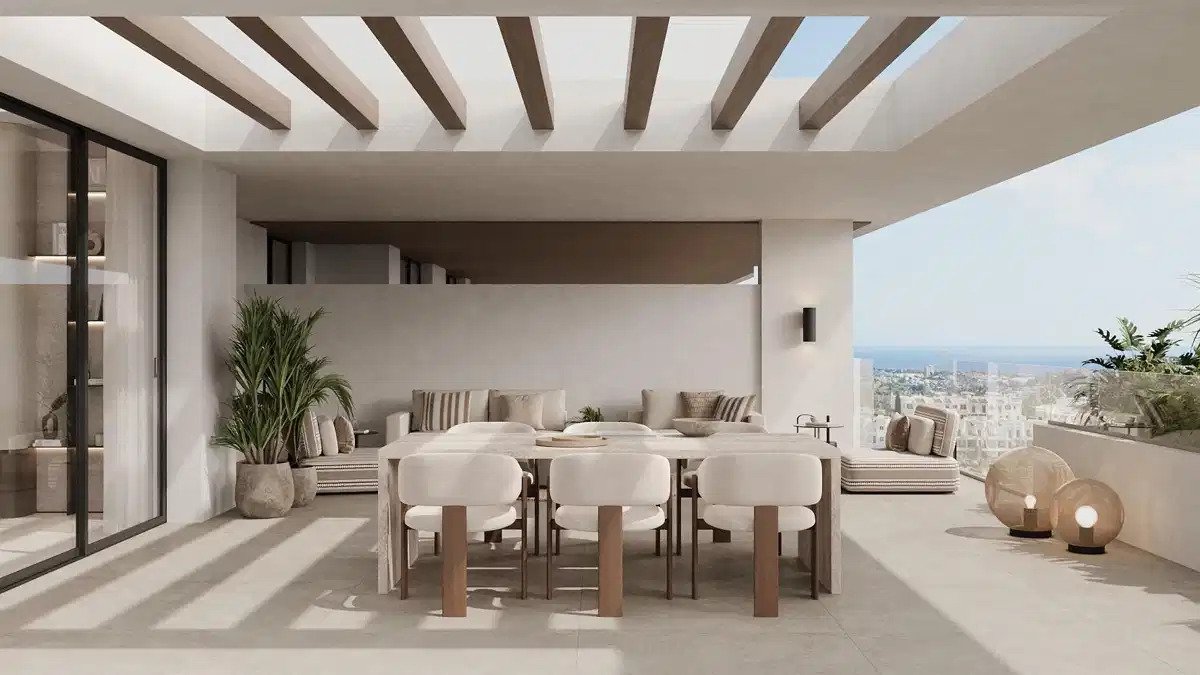 3-Zimmer, 2-Bad Luxus Erdgeschosswohnung mit Resort-Annehmlichkeiten in Estepona, 400 m vom Strand entfernt
