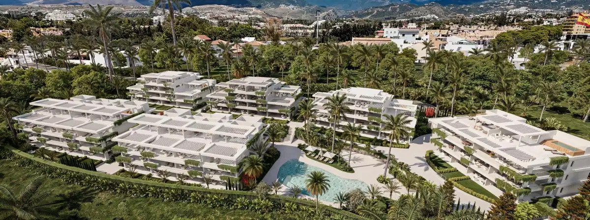 2-Zimmer, 2-Bad Luxus-Neubauwohnungen nur 400 m vom Strand in Estepona entfernt