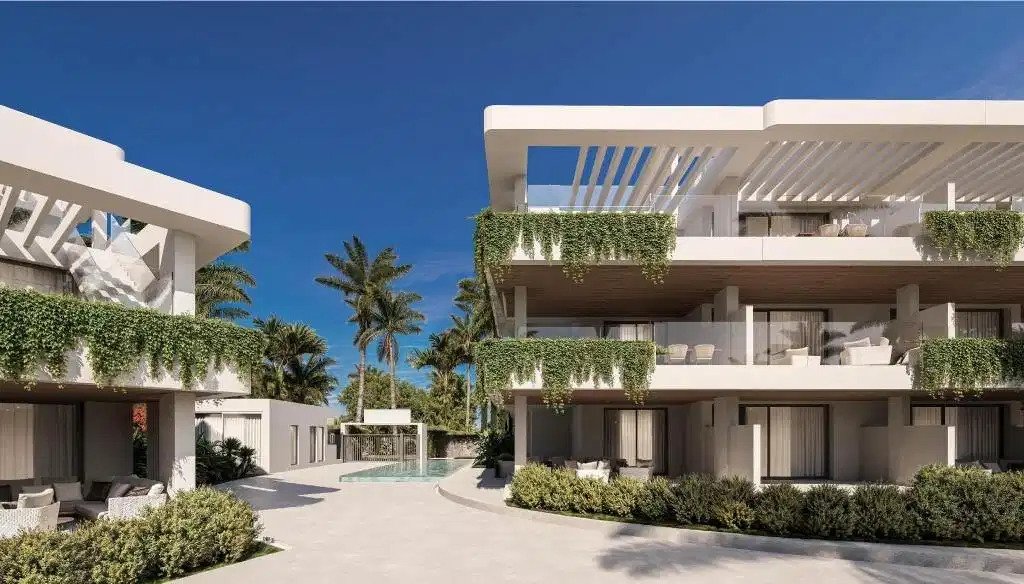 2-Zimmer, 2-Bad Luxus-Neubauwohnungen nur 400 m vom Strand in Estepona entfernt