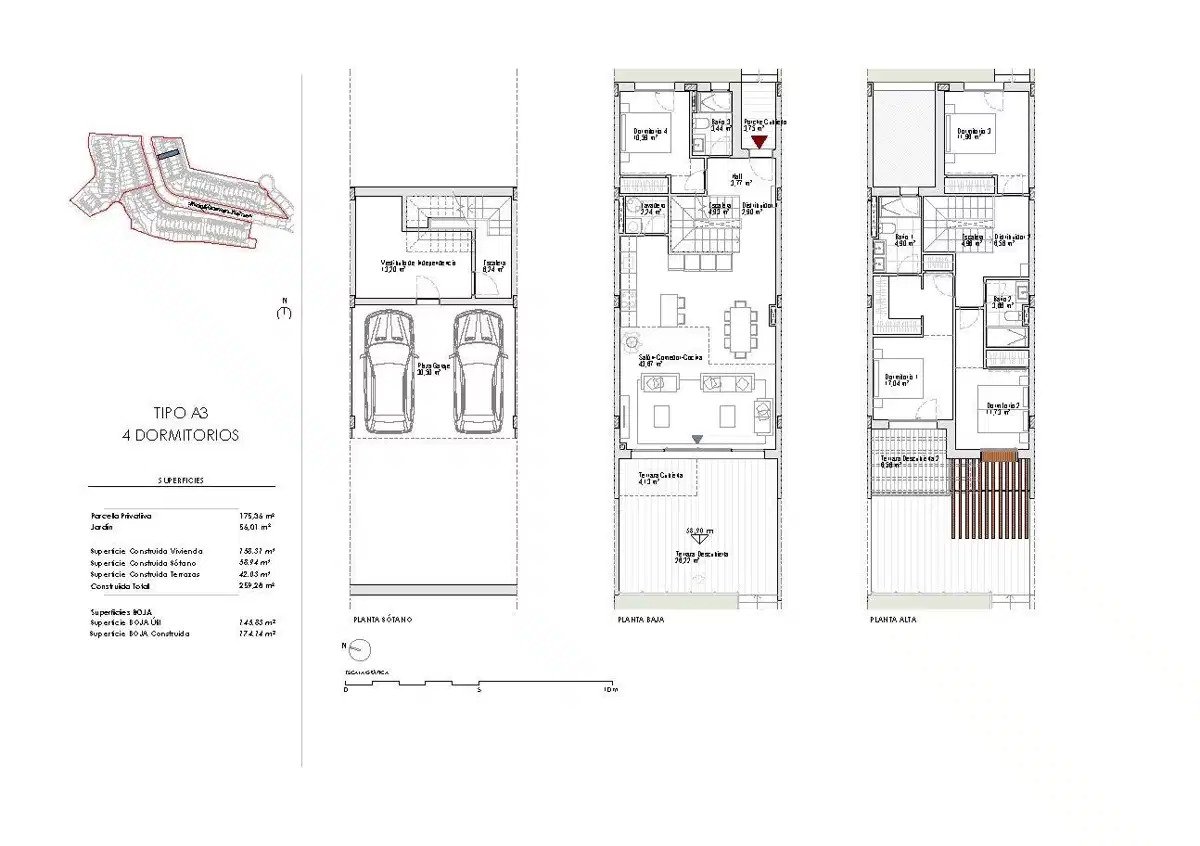 4-Zimmer-Reihenhaus mit 3 Badezimmern, großzügigen Terrassen und privatem Garten in Las Lagunas de Mijas