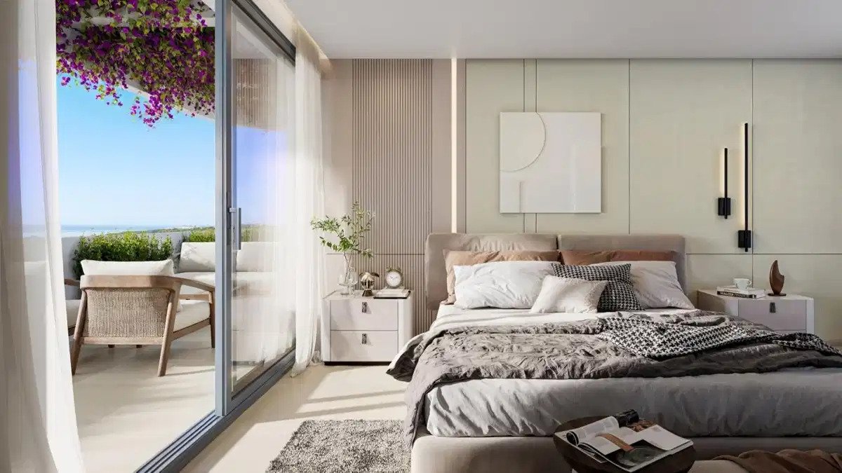 3-Zimmer, 2-Bad-Wohnung mit Panoramablick auf das Meer und den Golf im Casares Golf Resort