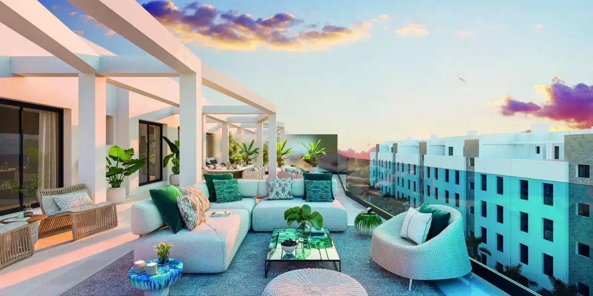 3-Zimmer, 3-Bad Penthouse mit großzügiger Terrasse und Garage in einer geschlossenen Anlage
