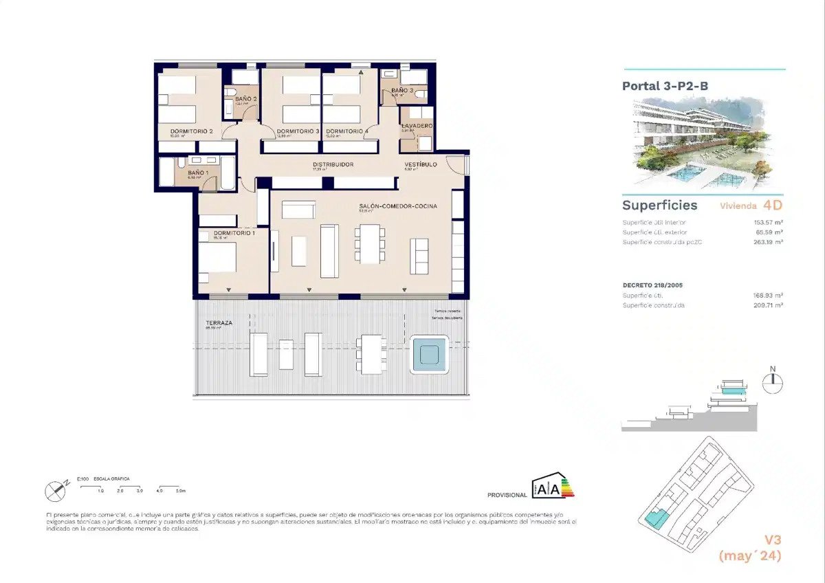 4-Zimmer, 3-Bad Wohnung mit Meerblick und großer Terrasse in Estepona