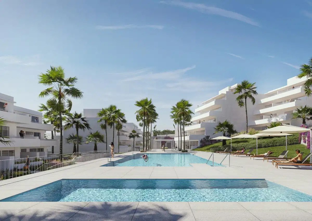 3-Zimmer, 2-Bad Wohnung im Erdgeschoss mit Fitnessraum und Infinity-Pool in Estepona