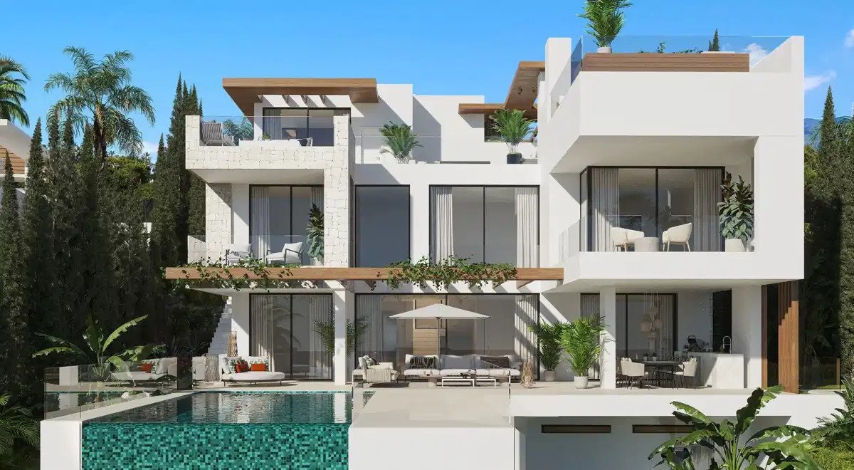 4-Schlafzimmer, 4-Badezimmer Luxus-Villa-Kollektion in der Nähe von Estepona