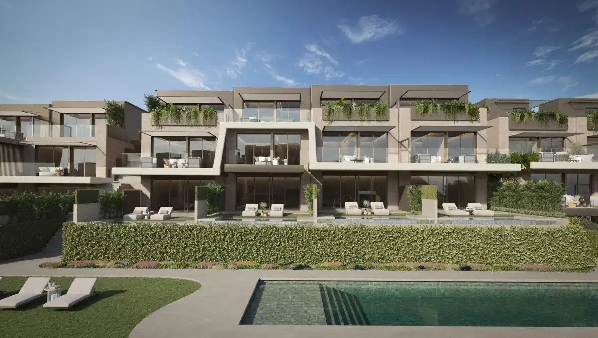 3-Zimmer, 3-Badezimmer modernes Stadthaus mit privatem Pool in Elviria Hills, Marbella Ost