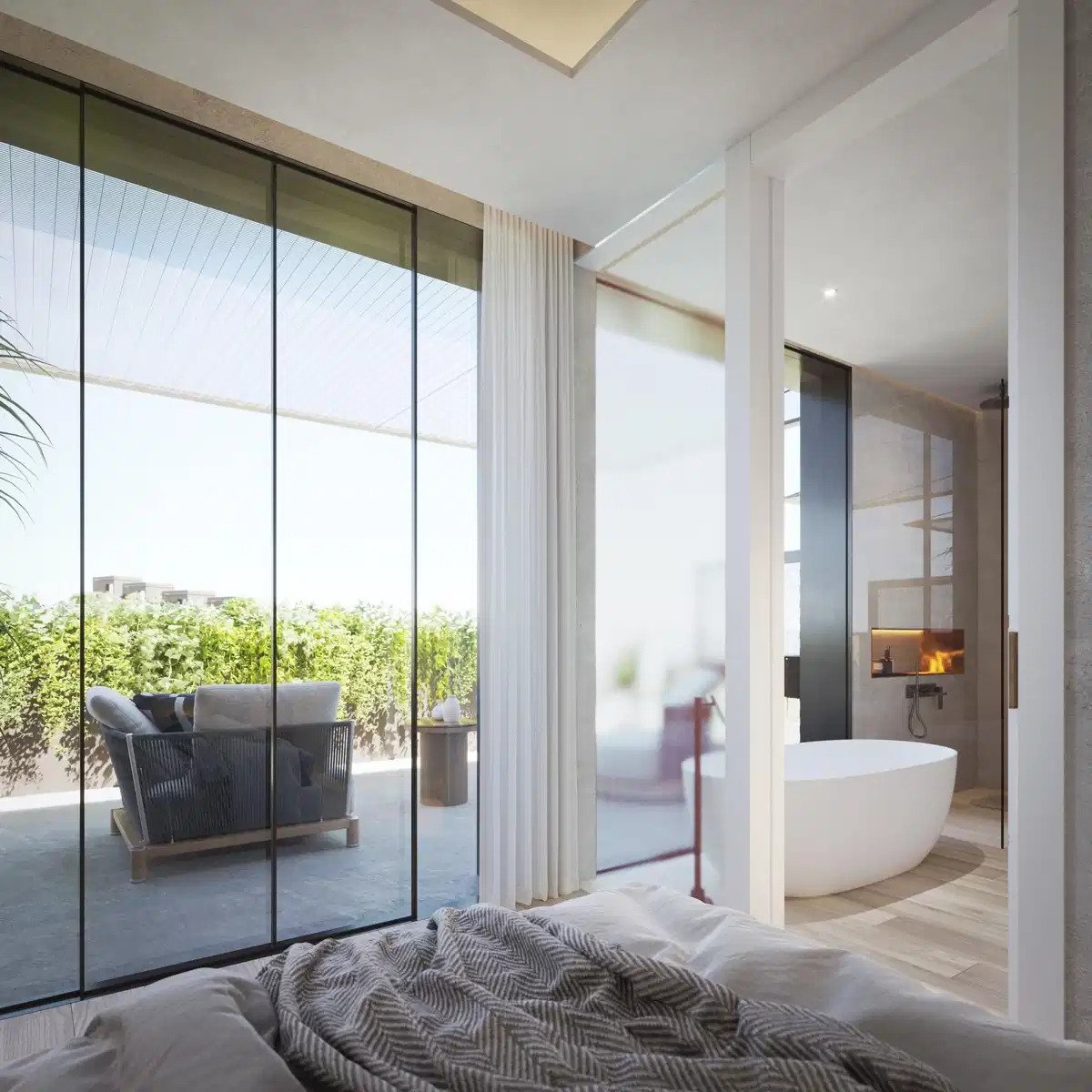 3-Zimmer, 3-Badezimmer modernes Stadthaus mit privatem Pool in Elviria Hills, Marbella Ost