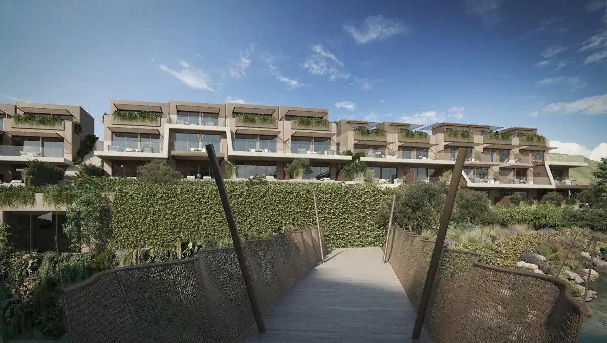3-Zimmer, 3-Badezimmer modernes Stadthaus mit privatem Pool in Elviria Hills, Marbella Ost