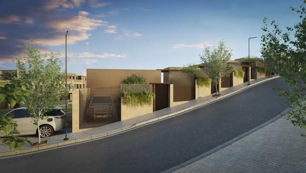 3-Zimmer, 3-Badezimmer modernes Stadthaus mit privatem Pool in Elviria Hills, Marbella Ost
