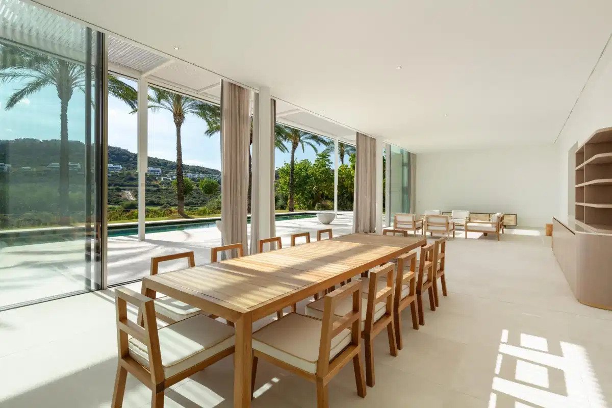 4-Schlafzimmer, 4-Badezimmer Luxusvilla mit Golf- und Meerblick in Finca Cortesín, Casares