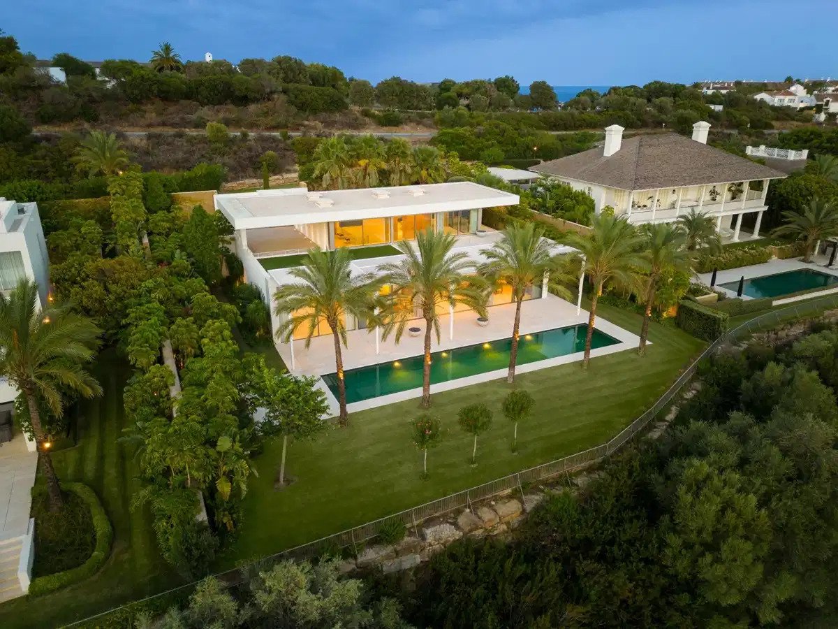 4-Schlafzimmer, 4-Badezimmer Luxusvilla mit Golf- und Meerblick in Finca Cortesín, Casares
