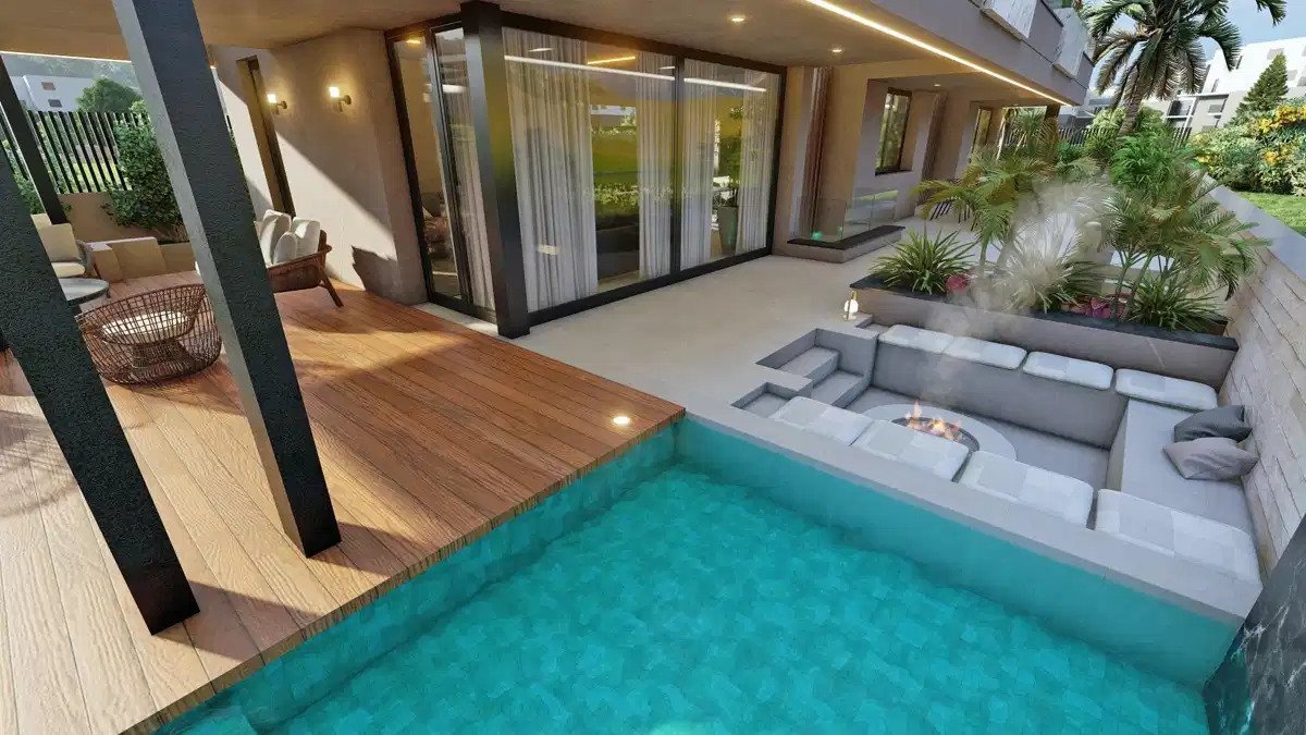 5-Schlafzimmer, 5-Badezimmer Luxus Contemporary Villa mit Panoramablick auf das Meer in El Higueron, Fuengirola