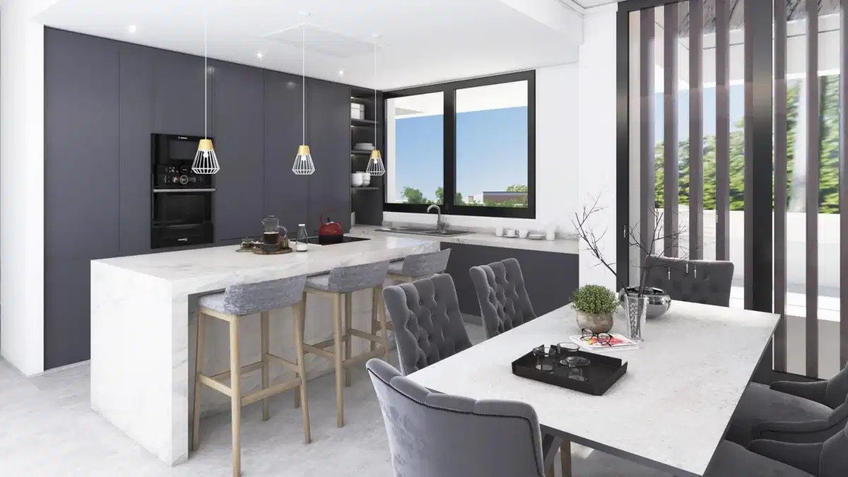 5-Schlafzimmer, 5-Badezimmer Luxus Contemporary Villa mit Panoramablick auf das Meer in El Higueron, Fuengirola