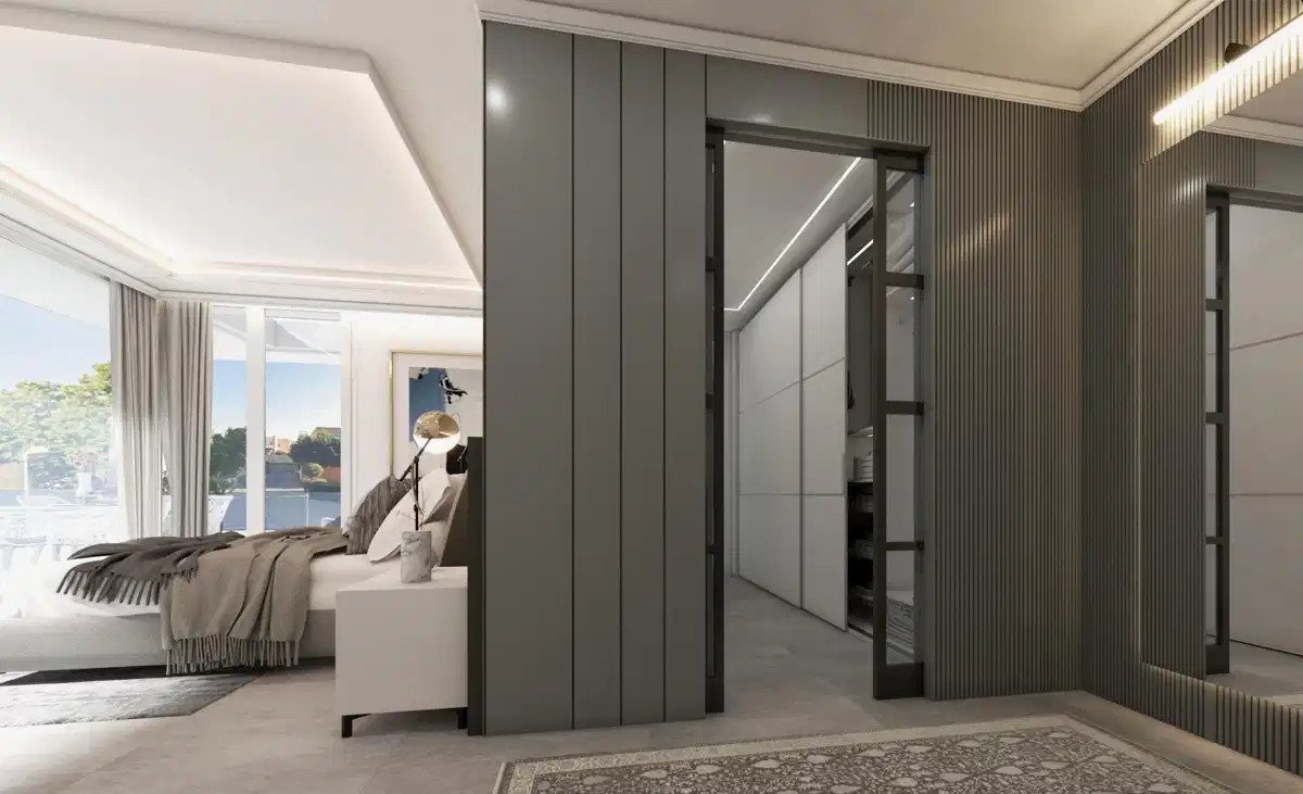 5-Schlafzimmer, 5-Badezimmer Luxus Contemporary Villa mit Panoramablick auf das Meer in El Higueron, Fuengirola