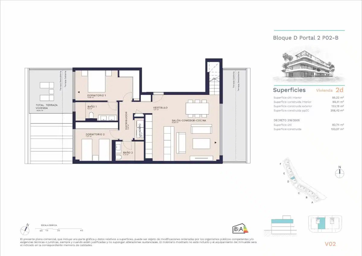 2-Zimmer, 2-Bad Penthouse mit Meer- und Bergblick in Buenas Noches, Estepona
