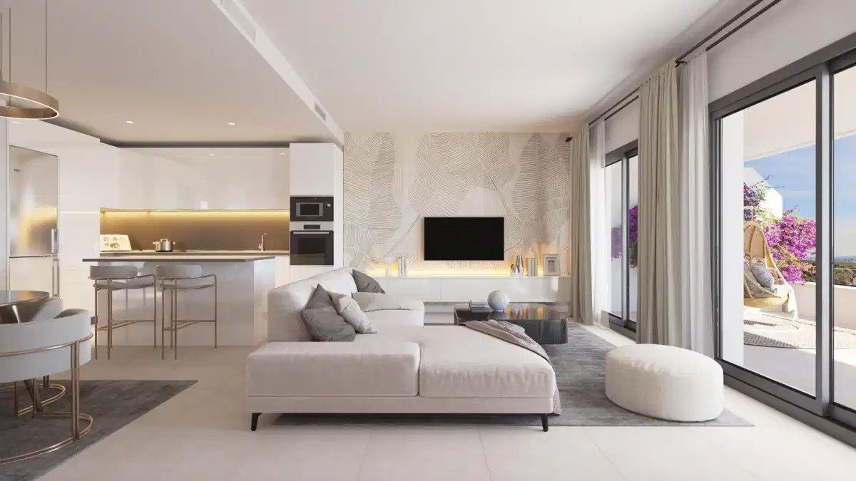 3-Zimmer, 2-Bad Wohnung im Erdgeschoss mit großzügiger Südwest-Terrasse in der Nähe von Estepona