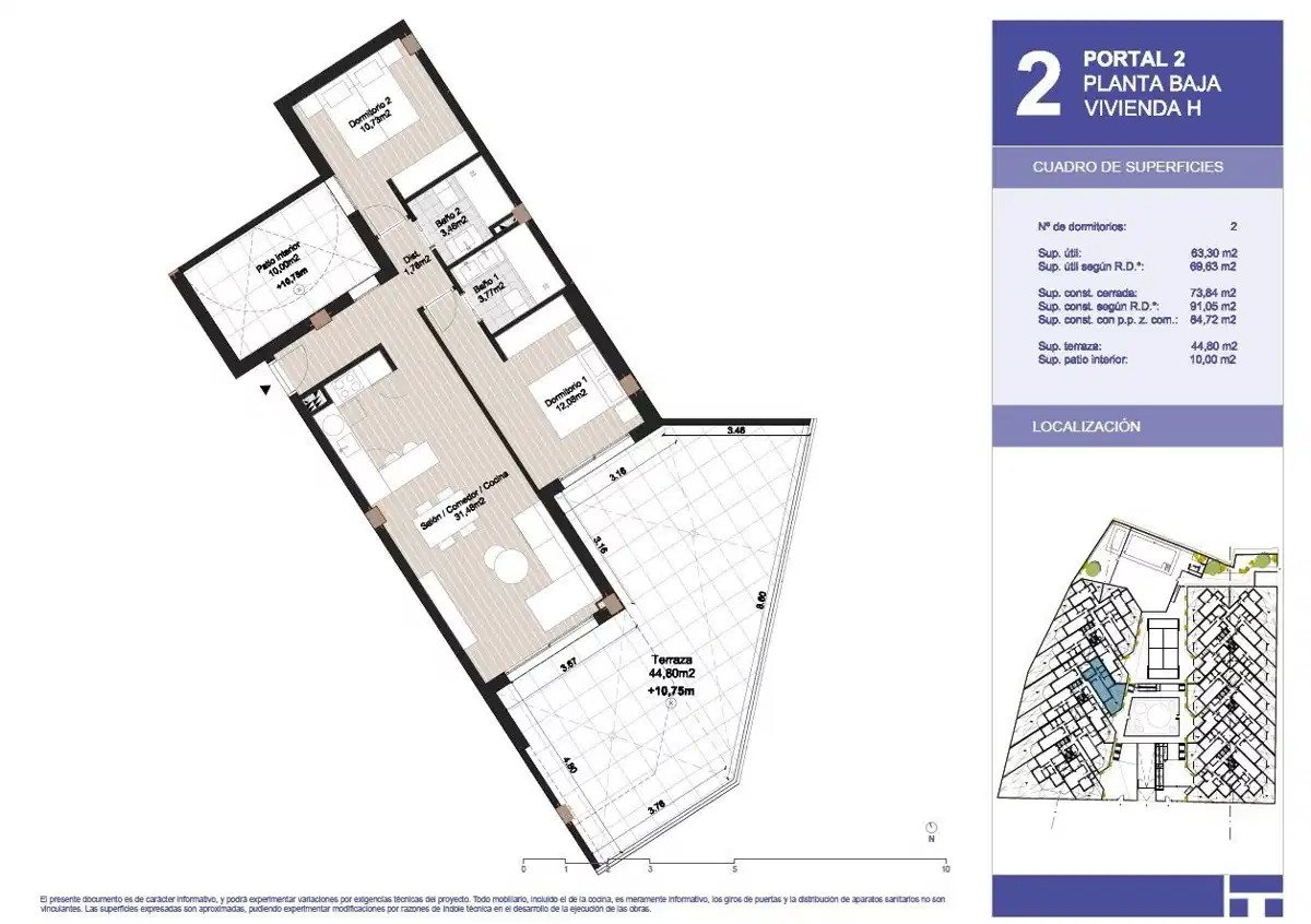 2-Zimmer, 2-Bad Luxus Erdgeschosswohnung in Torrox Costa – Modernes mediterranes Wohnen
